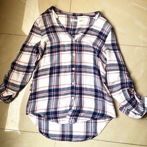 Kenneth Cole plaid LS